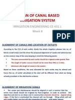 Design of Canal System #2