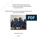 2018 10 Sierra Leone Program Document 2018 2020