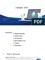 Ict Trends in Myanmar 2018