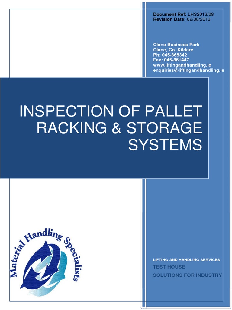 Pallet Racking - Storage Systems - 0 | PDF | Safety | Business