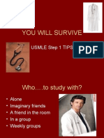 You Will Survive: Usmle Step 1 Tips