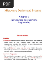 Microwave Devices and Systems: Introduction To Microwave Engineering