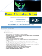 Rana Abubakar Khan: Join FB Group For Vu Help