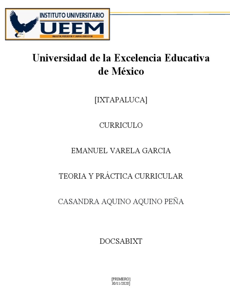 Importancia del Currículo Educativo | PDF | Plan de estudios | La ...