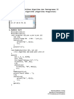 Materi Praktikum Algoritma Dan Pemrograman II Sorting Algorithm (Algoritma Pengurutan)