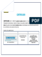 Certificado NR 20 Claudecir Oliveira Costa.