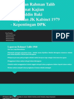 Laporan Rahman Talib - Matlamat Kajian Aminuddin Baki - Laporan JK Kabinet 1979 - Kepentingan DPK