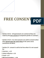 Free Consent 2020