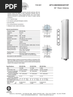 Kathrein 80010991 Antenna Specs | PDF | Decibel | Antenna (Radio)
