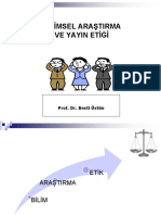 Araştırma Ve Yayın Etiği