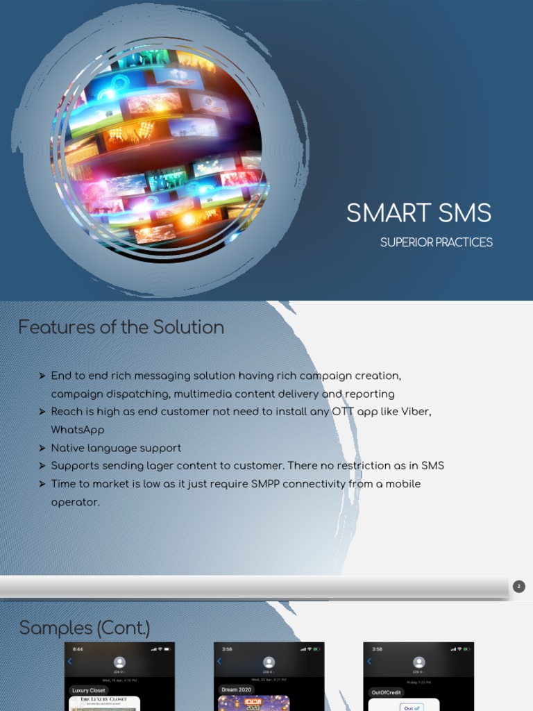Smart SMS Advertising Solution Overview | PDF | Multimedia Messaging ...
