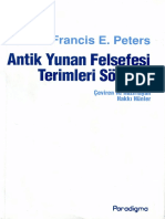 Francis Peters Antik Yunan Felsefe Terim