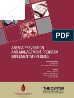 Anemia Prevention and Management Program Implementation Guide
