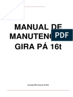 Manual de Manutenção Gira Pá