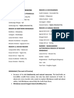 Mindanao's Administrative Regions and Key Facts