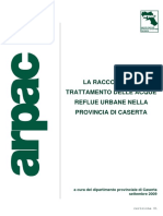 La Raccolta e Il Trattamento Delle Acque Reflue Urbane Nella Provincia Di Caserta (2009)