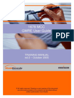 GMRE Training User Guide