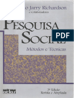 (Richardson) Pesquisa Social - Métodos e Técnicas