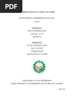 Determination of TC and FC of Water: Submitted by