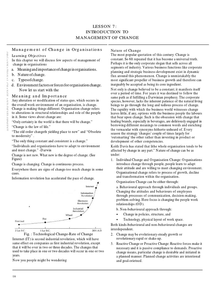 Organisational Change Notes | PDF | Action Research | Motivation