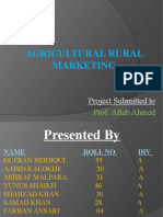Agricultural Rural Marketing: Project Submitted To