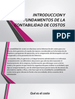 Introduccion y Fundamentos de La Contabilidad de Costos