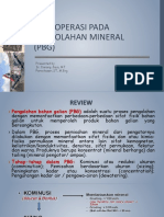 Pertemuan Ii - Unit Operasi Pada Pengolahan Mineral (PBG)
