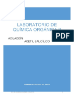 2 Acilacion - Acido Acetilsalicilico