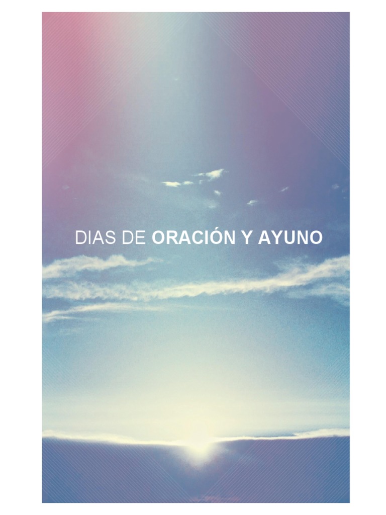 21 Dias de Ayuno y Oracion - 0 | PDF | Rápido | Oración