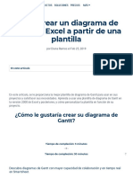 Cómo Crear Un Diagrama de Gantt en Excel - Instrucciones y Tutorial - Smartsheet