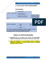 TAREA TEMA N° 02 - CALCULO DEL PUNTO DE EQUILIBRIO