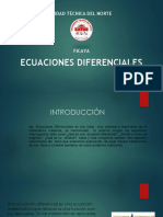 Presentación Ecuaciones Diferenciales Definición y Clasificación