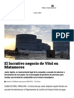 2020 - 12 - 15 - El Lucrativo Negocio de Vitol en Matamoros - Expreso