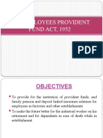 The Employees Provident FUND ACT, 1952