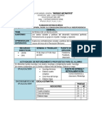 Actividades de La Semana 31 y 32