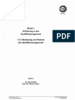 Modul 01-1C - Bedeutung Und Historie Des Qaulitätsmanagements