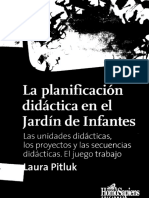 PITLUK Laura LA PLANIFICACION DIDACTICA EN EL JARDIN DE INFANTES