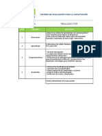 Evaluacion de Capacitacion