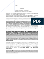 Exención de Responsabilidad - Cesar Estrada - Ante El Acudiente o Padre de Familia