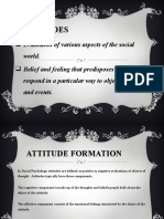 Attitudes: Evaluation of Various Aspects of The Social