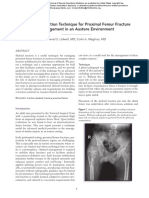 A Skeletal Traction Technique For Proximal Femur Fracture Management in An Austere Environment