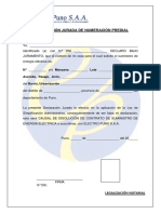 Declaración Jurada de Numeración Predial