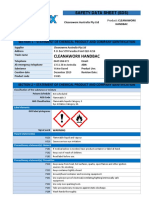 Cleanaworx Handbac: Safety Data Sheet (SDS)
