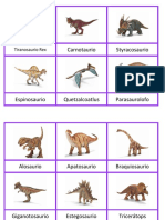 Tarjetas de Dinosaurios Imprenta
