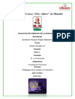 Universidad Laica "Eloy Alfaro" de Manabí.: Facultad de Ciencias de La Educación. Estudiante