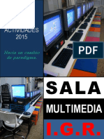 Sala Multimedia - Informe Anual de Actividades 2015