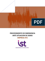 Plan Emergencia Sismo Ist