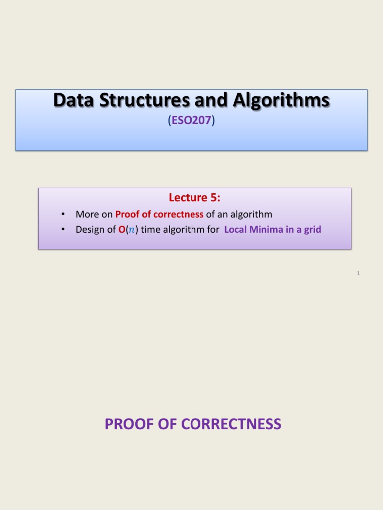 Proof of Algorithm Correctness | PDF | Mathematical Proof | Theorem