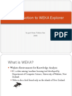 An Introduction To WEKA Explorer: in Part From: Yizhou Sun 2008