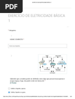 Exercício de Eletricidade Básica 1